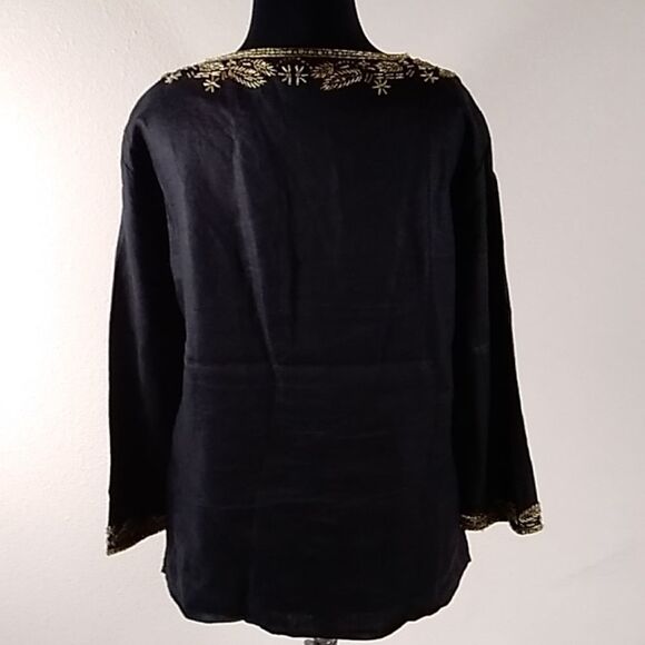 MICHAEL KORS SEQUINS WOMEN'S BLOUSE SIZE L - Picture 6 of 12